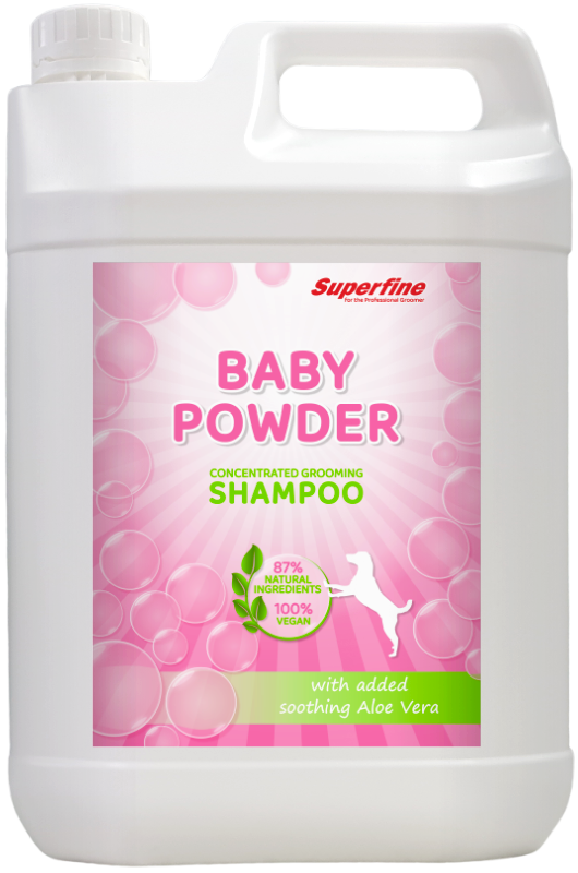 Baby powder hot sale on puppies